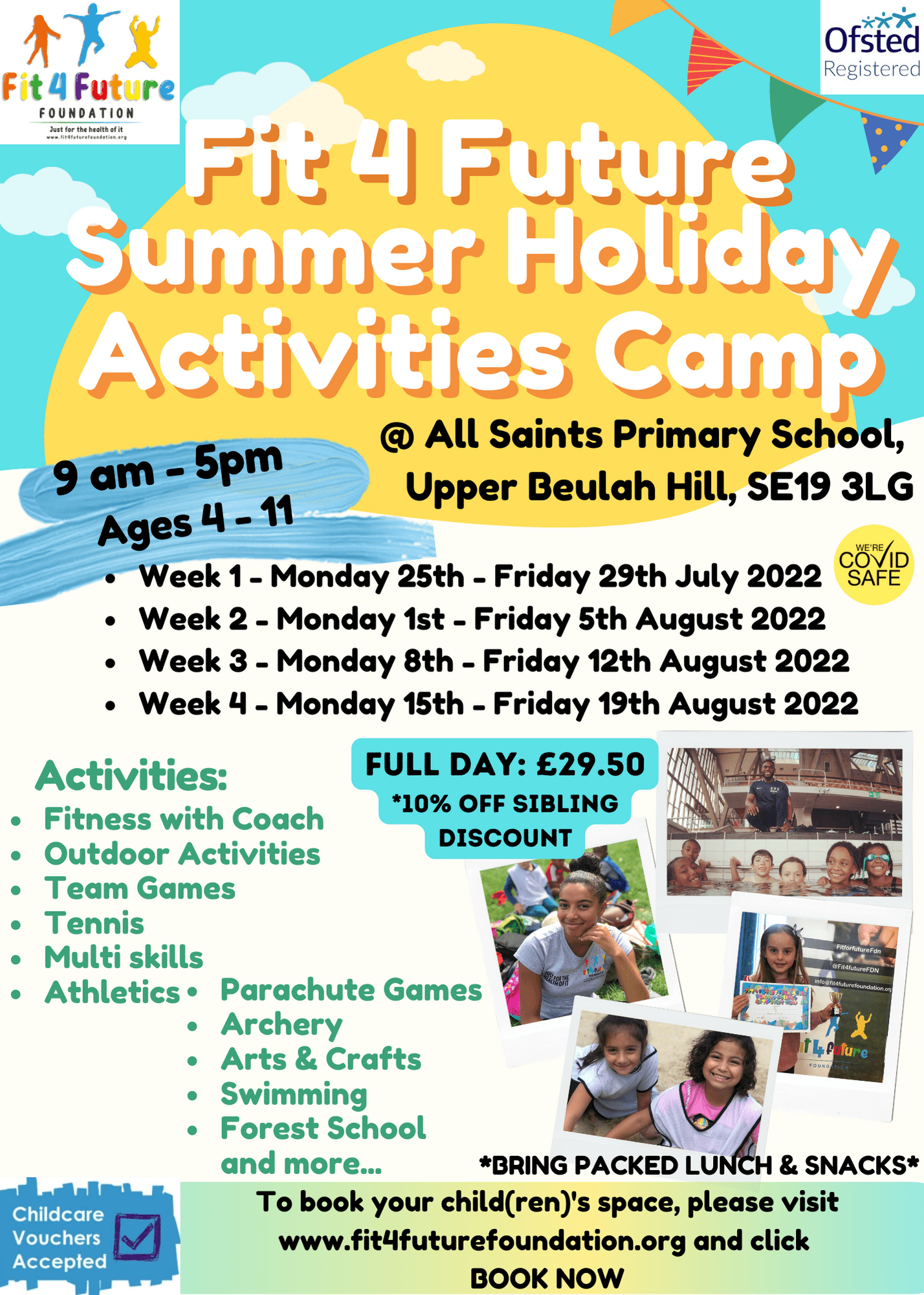 Summer Holiday Activities Camp 2022